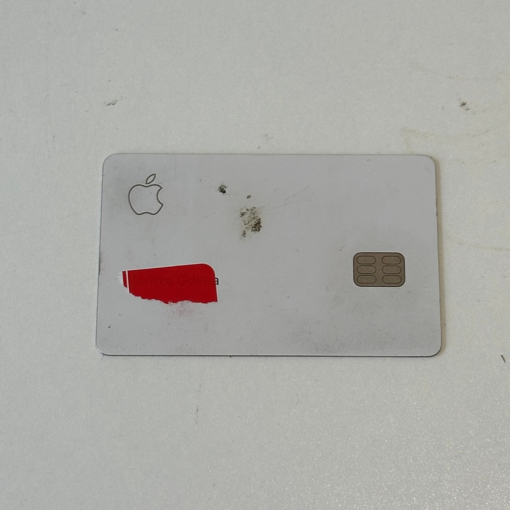 Apple Card Mastercard Credit Card White Goldman‎ Sachs